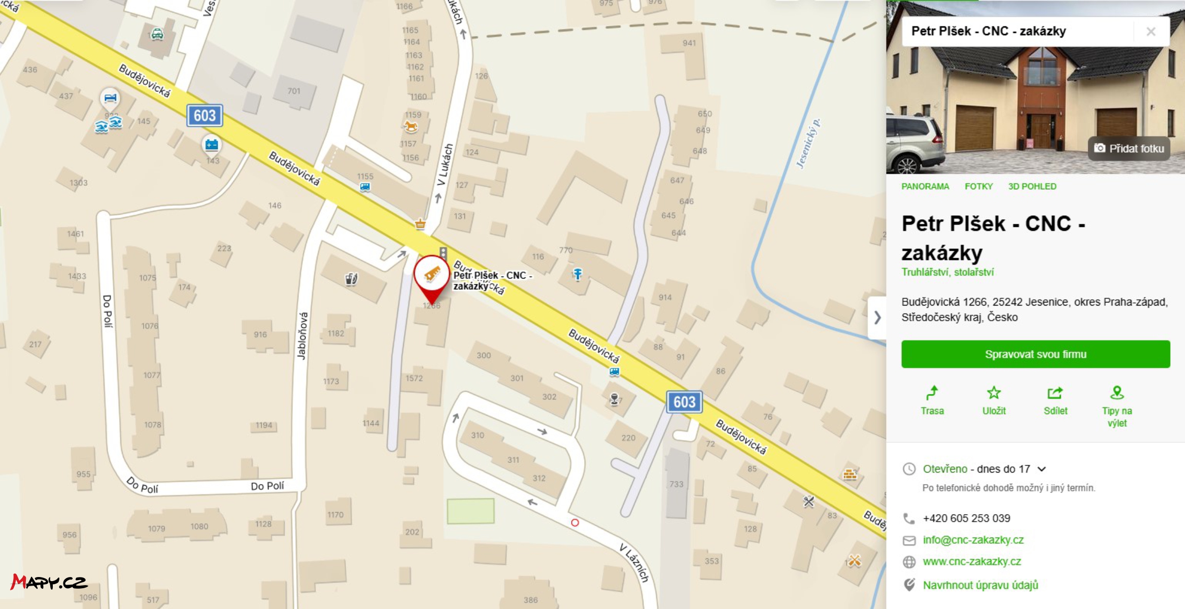 mapa firmy